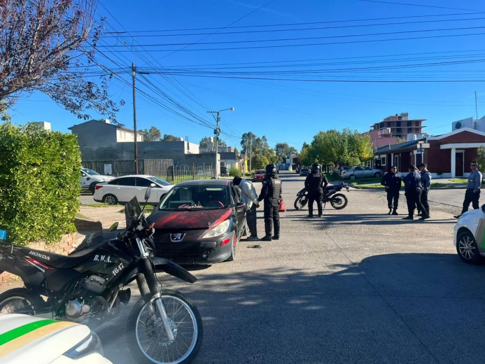Prominente actuación de la Policía de Río Negro. 