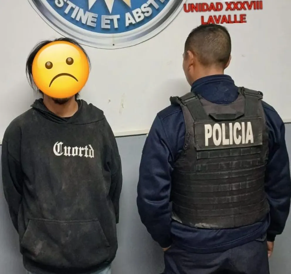 El sujeto fue aprehendido en una vivienda ubicada en el barrio Lavalle.