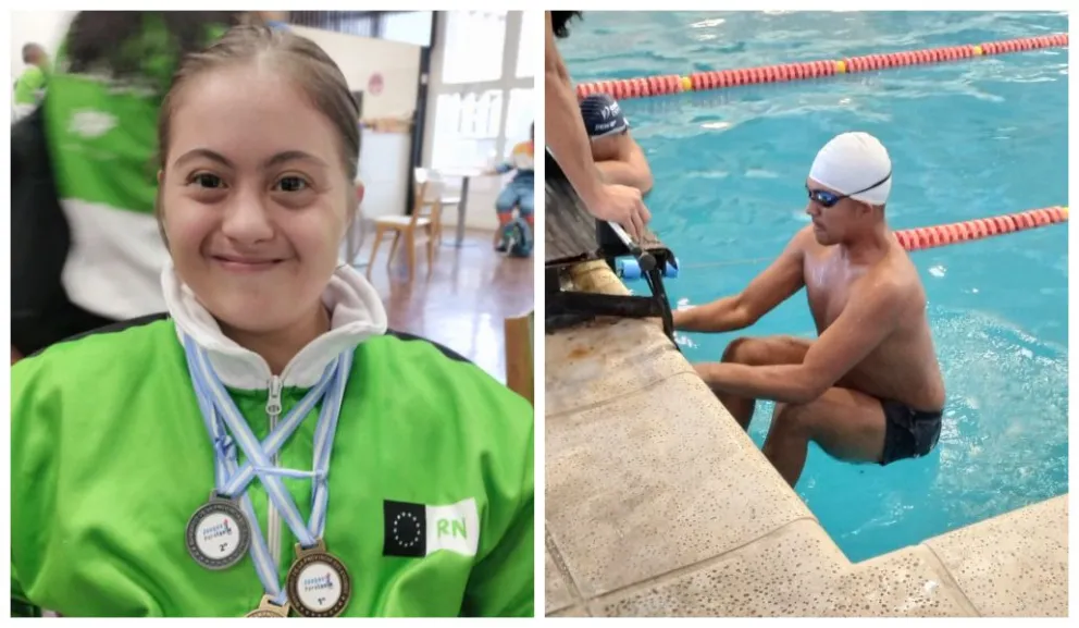 Los deportistas se lucen en Chubut. 