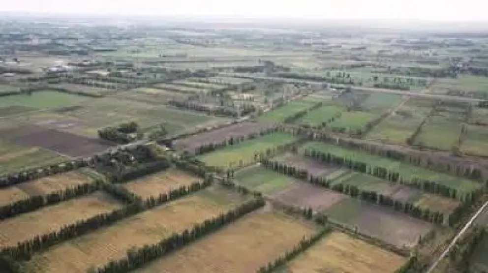 La zona del Idevi vista desde el aire. Foto archivo.