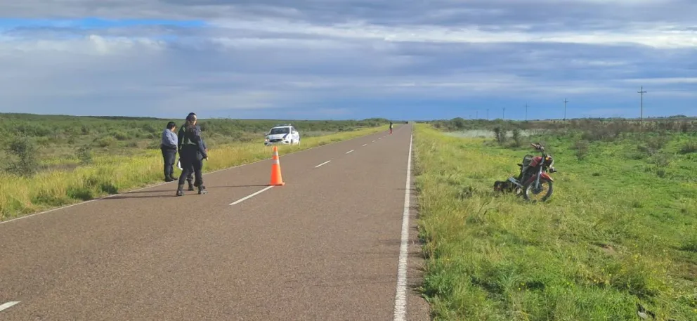Se trata de una mujer que iba a bordo con su hijo. Foto: Fm Exitos, de Conesa.