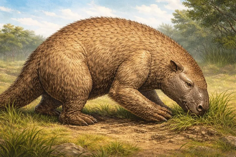 Imagen de cómo se vería el animal según una reconstrucción de ChatGPT.