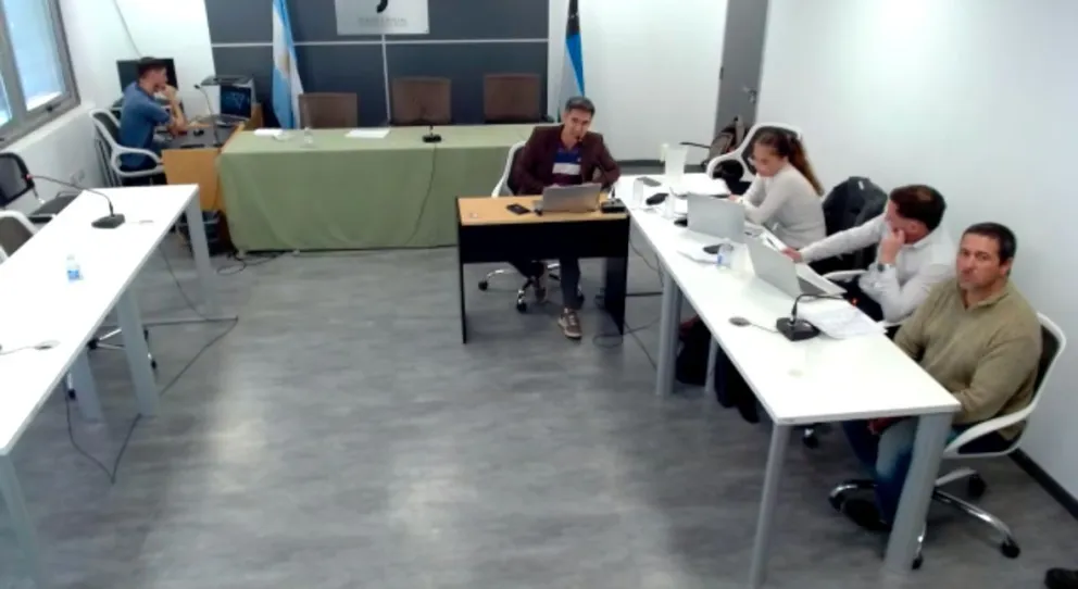 La audiencia de control de acusación se desarrolló de manera virtual. Foto: captura.