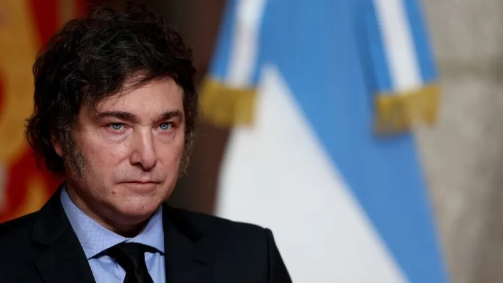 El presidente Javier Milei. 