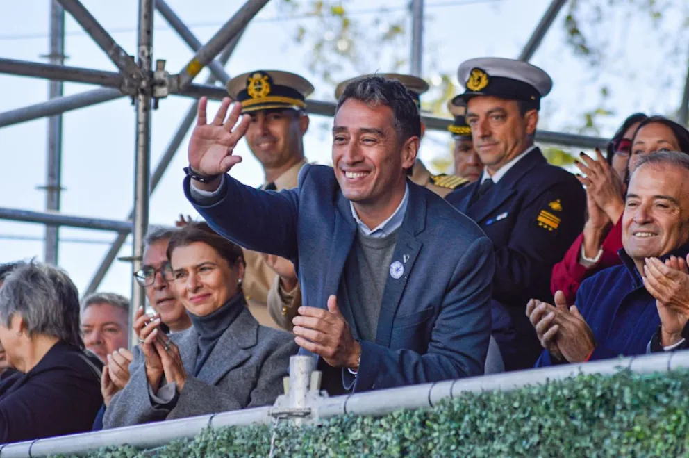 Valoró de la paz social en un contexto complejo y ratificó el avance de obras. Foto: Emanuel Mirenghi.