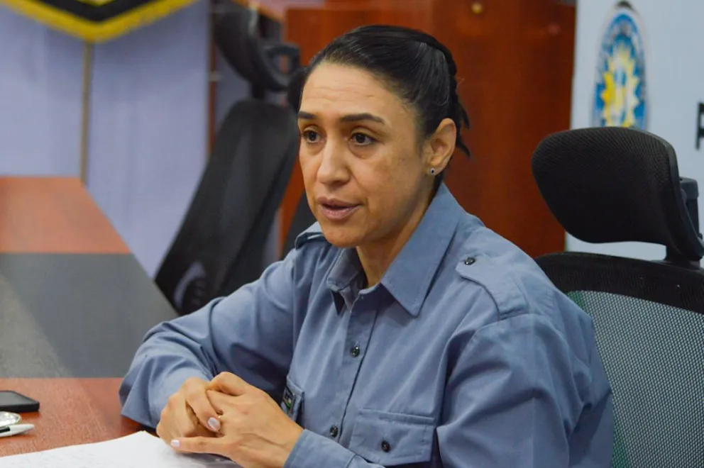 Marisol García, de amplia trayectoria en el campo policial. Fotos Emanuel Mirenghi para NoticiasNet. 