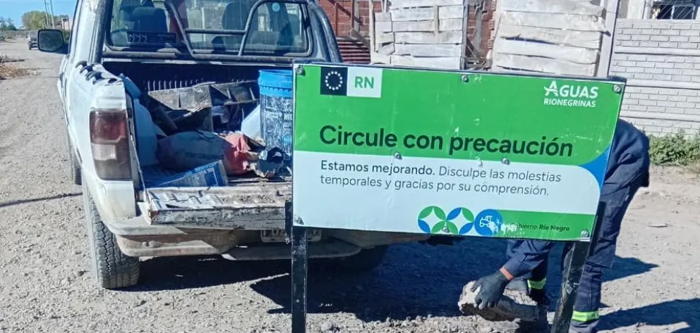 Los trabajos se realizaron en la calle 110 y 106, en el Álvarez Guerrero. Foto: gentileza 
