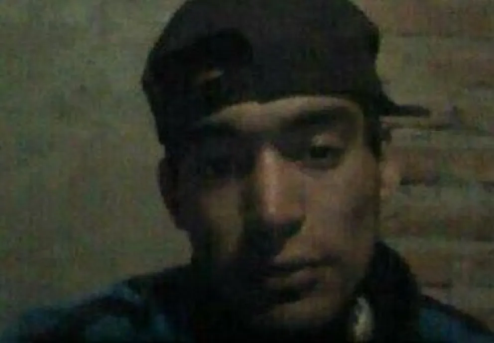 Jesús Joel Millanahuel y una de sus últimas fotos en Facebook. 