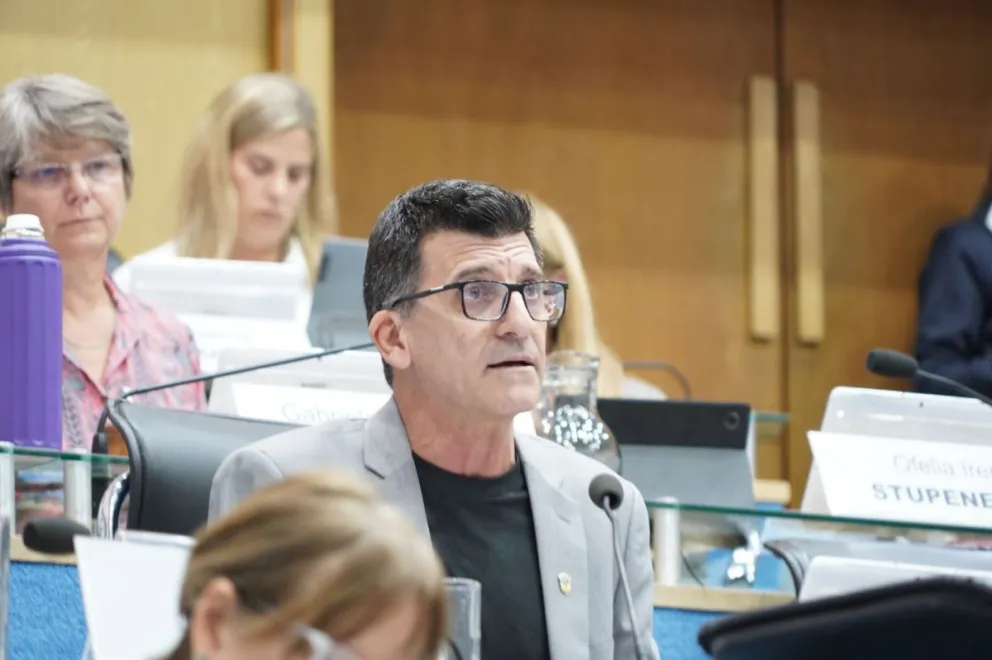 El presidente del bloque Ari-Cambiemos, Javier Acevedo