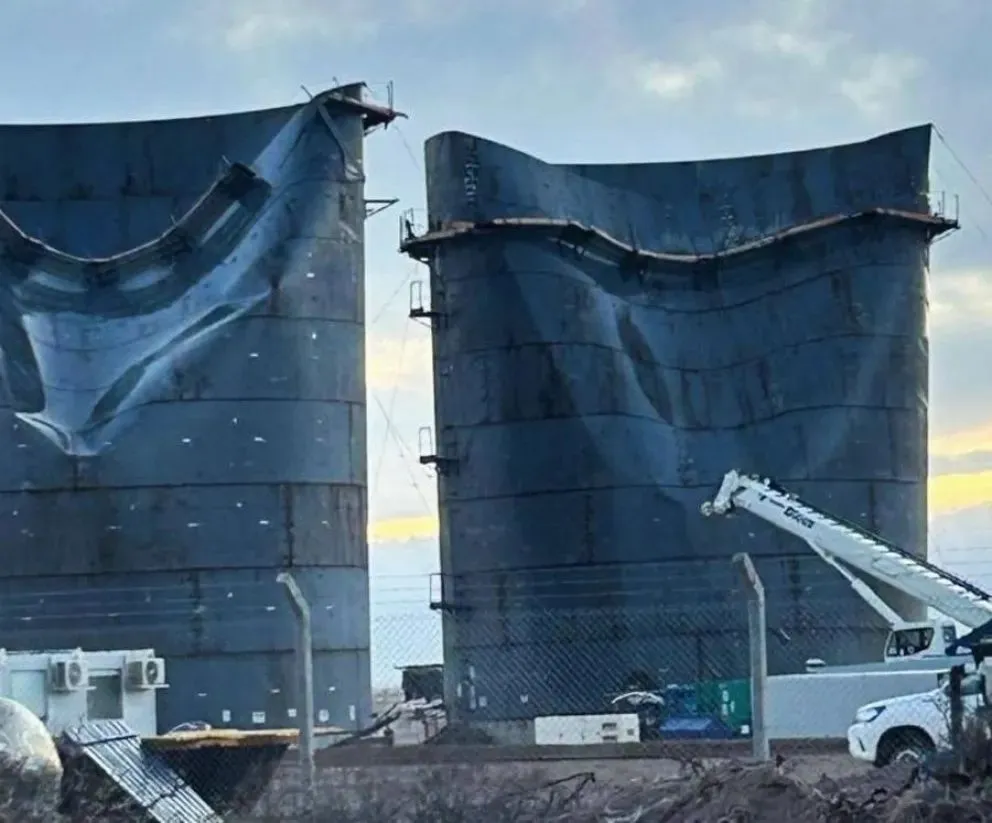 No hubo heridos y ya avanzan las tareas de reparación. Foto: Gentileza. 