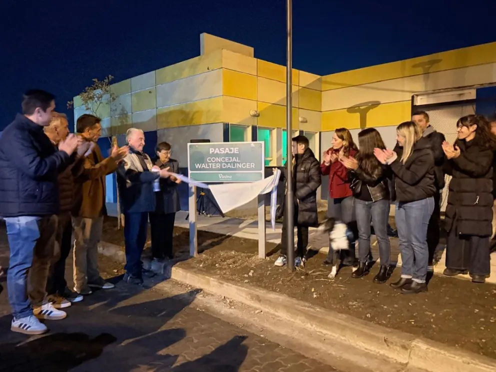 El Pasaje Dalinger une la calle Misiones Salesianas con la Costanera. Fotos Municipalidad de Viedma. 