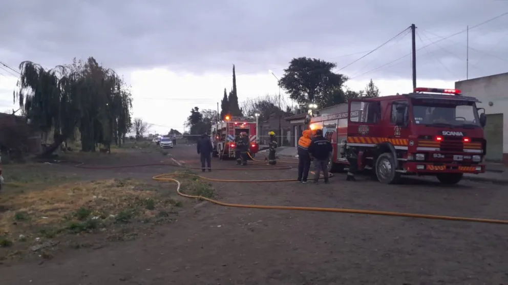 La rápida acción fue la única frontera entre los daños materiales y una tragedia mayor. Foto: Gentileza.