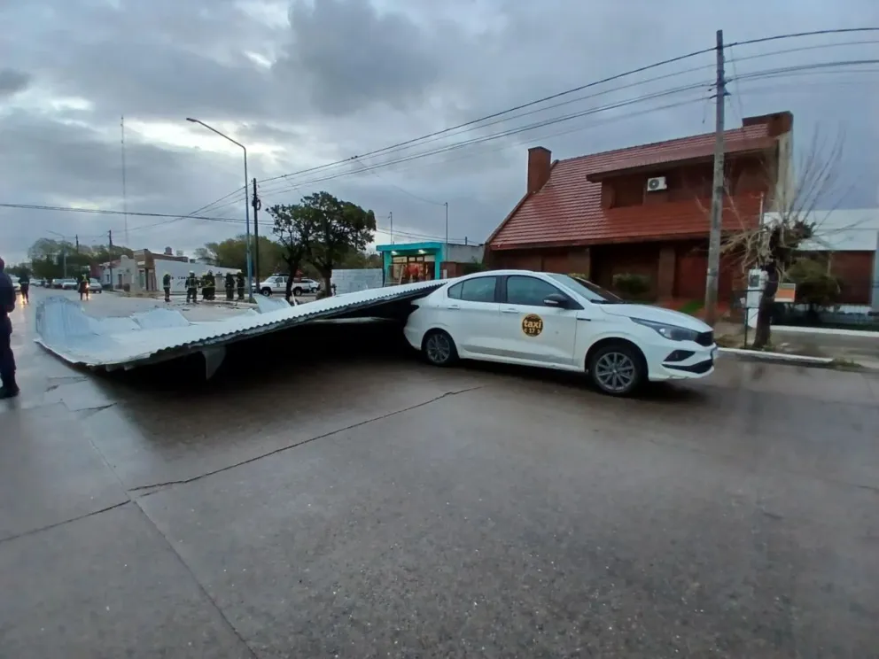 Incidentes en el Policlinico de San Antonio Oeste por el temporal.
