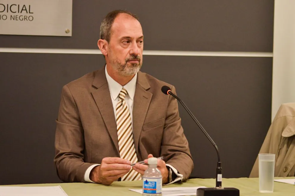 El juez Juan Martín Brussino Kain presidió la fallida audiencia y pidió la reprogramación. Fotos NoticiasNet. 