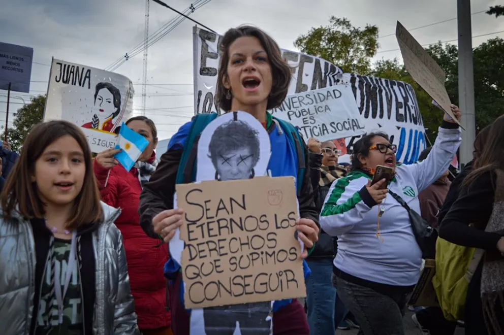 El Frente Sindical de Universidades Nacionales también confirmó una quinta Marcha Federal Universitaria para el 15 de octubre. Archivo.