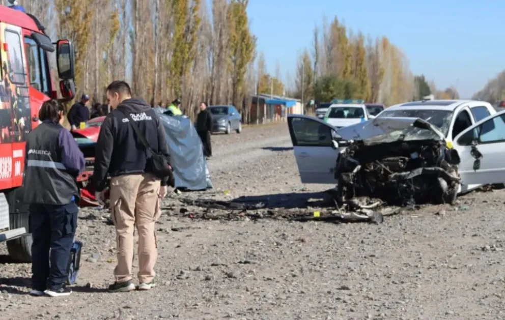 En el video se ve claramente la imprudencia del Peugeot al intentar adelantar un camión y al no lograrlo se encuentra de frente con el Ford Focus. Foto: Tania Domenicucci.