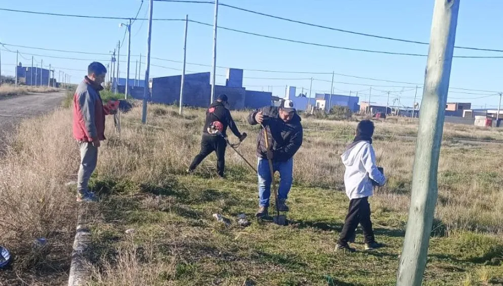 El proyecto vecinal para transformar el barrio El Ceibo y crear un espacio verdad para uso recreativos de niños y niñas, pero también para mayores.