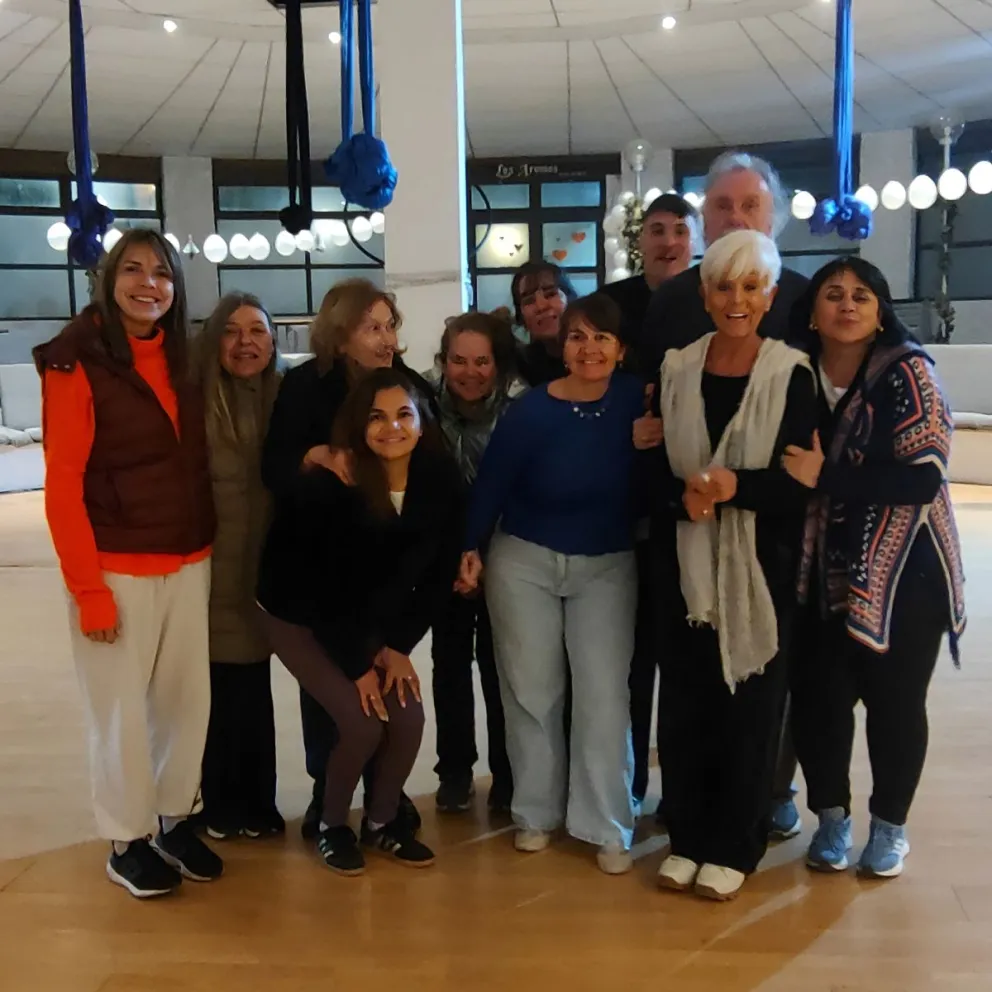 La comunidad teatrera con la docencia de Florencia Acera. 