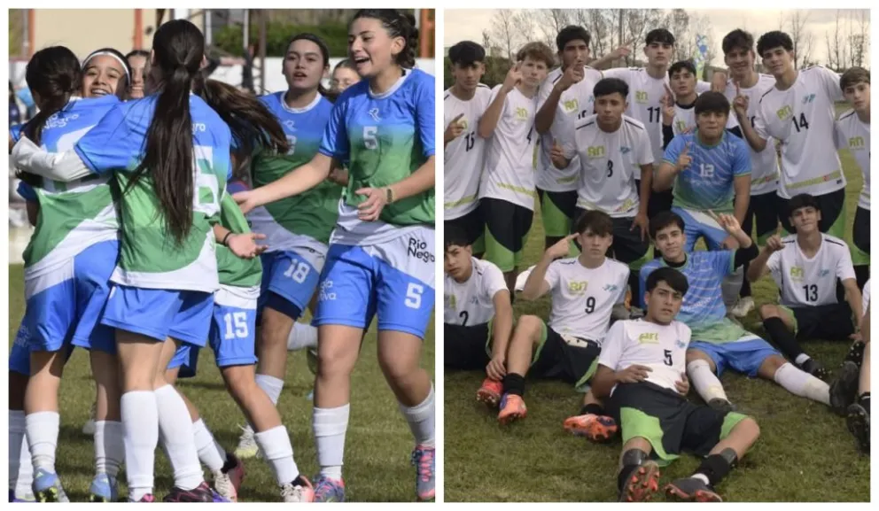 Fiesta dorada para el fútbol de Río Negro. Fotos. Gobierno de Río Negro.