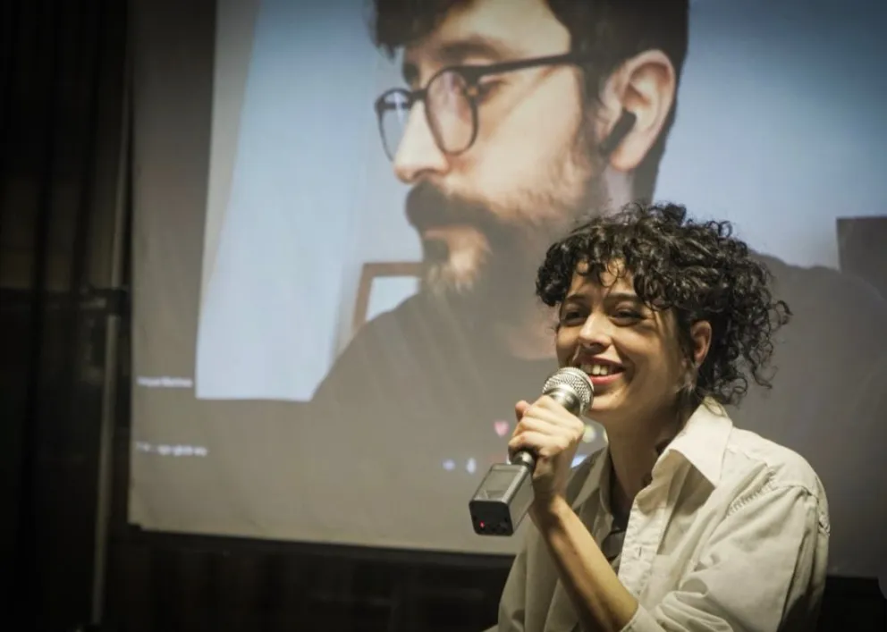 Camila Plaate, protagonista de la película Belén, y una esperada visita a Viedma y Patagones. Foto gentileza @minga.audiovisual.
