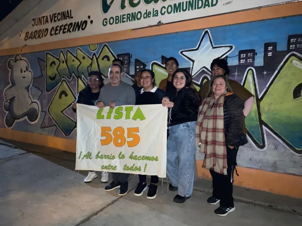 Alegría total de la lista encabezada por Daniela Pallalef Haro. 
