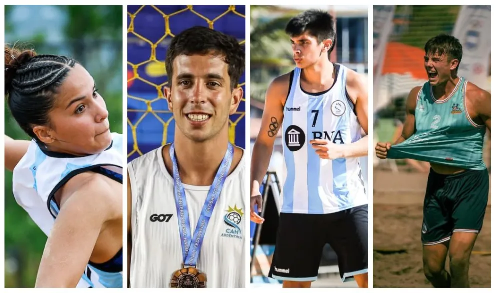 Nutrida representación de los deportistas viedmenses. 
