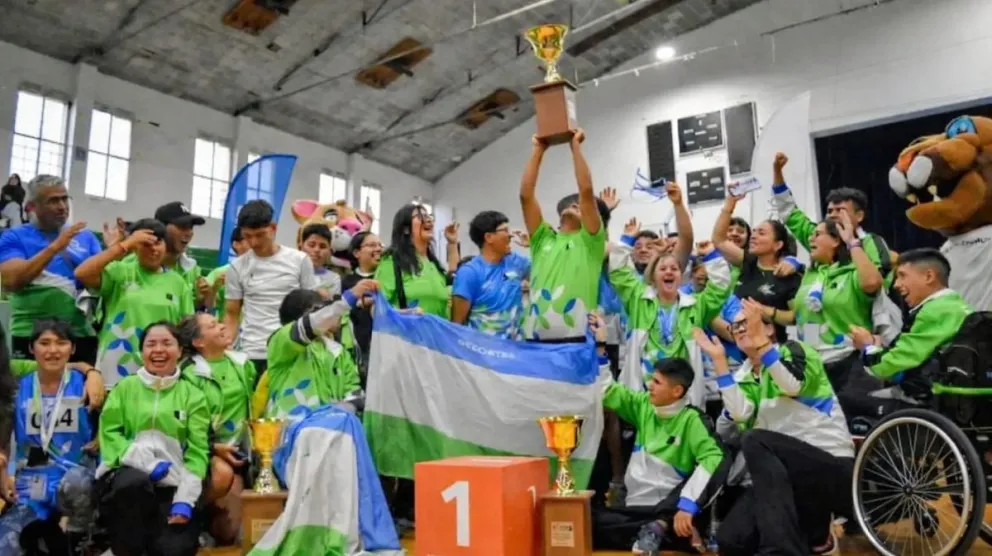 Festejo en los ParaEpade. Foto: Gobierno de Río Negro. 