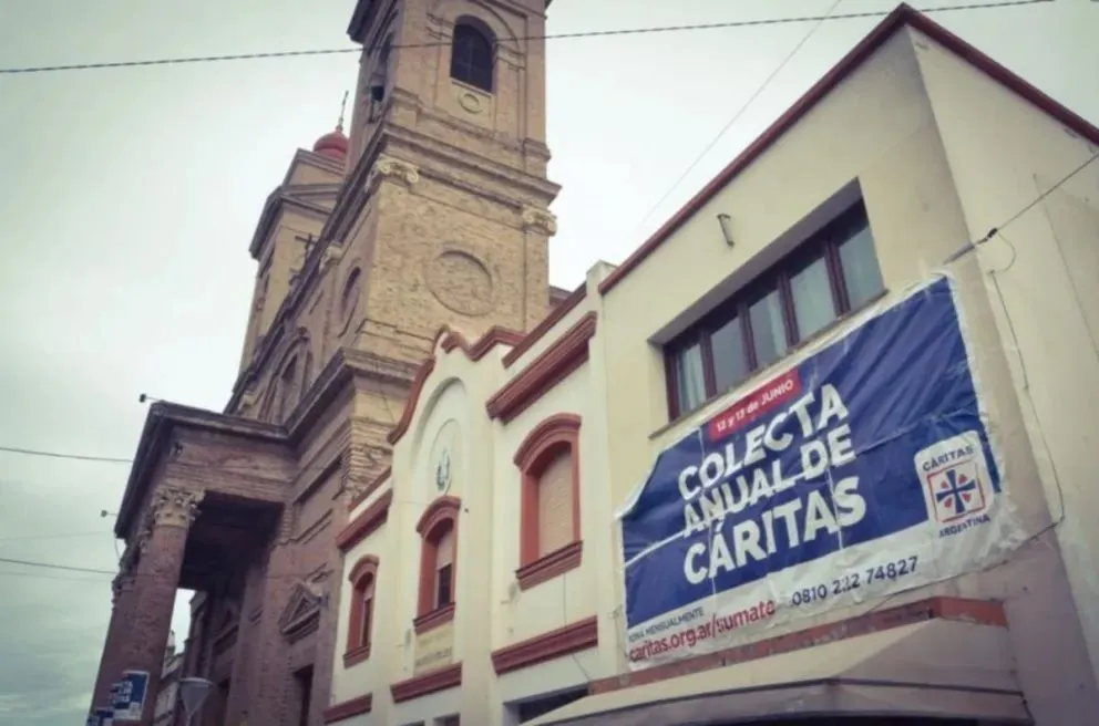 Cáritas Argentina con una fuerte presencia en Viedma. Foto archivo NoticiasNet. 
