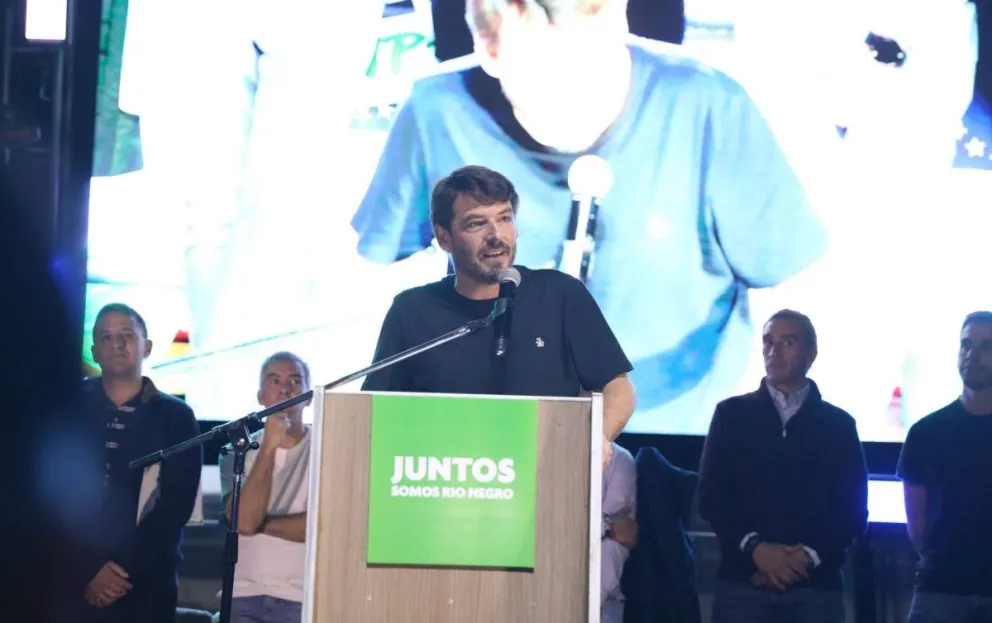 El flamante conductor de JSRN diferenció la estrategia de su espacio frente a los partidos nacionales: "Nosotros definimos las cosas en Río Negro". Foto: Gobierno de Río Negro.