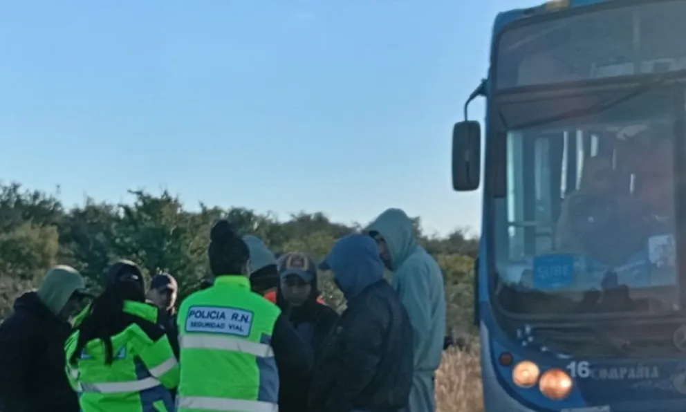 Una "compañía Belgrano" andaba por las chacras y le bajaron los pasajeros. Foto gentileza.