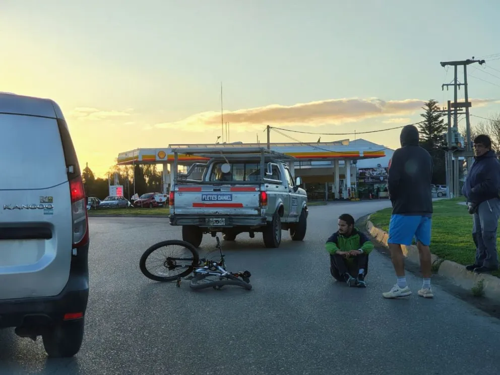 El accidente ocurrió en la rotonda del Chango Más. Foto: gentileza 