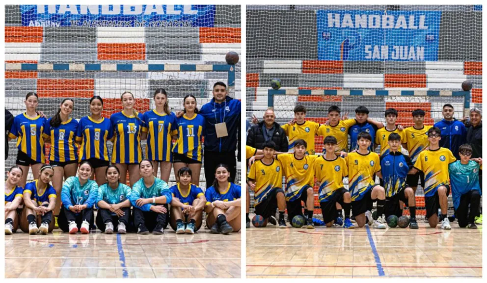 Gran actuación de la EM Patagones. Fotos: CA Handball