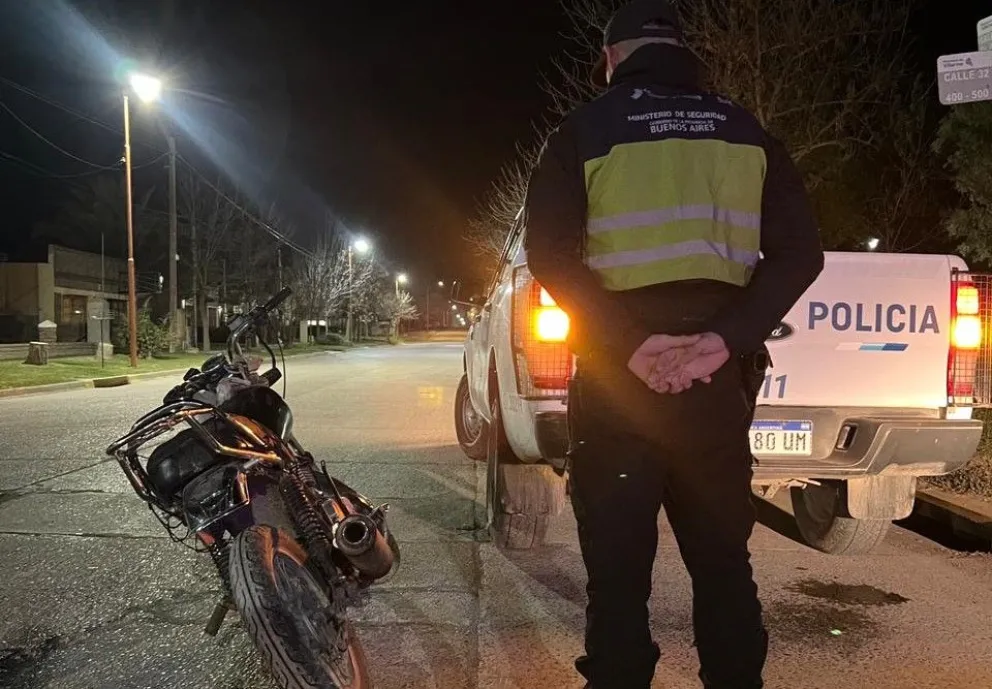 El ciclomotor fue secuestrado por múltiples infracciones de tránsito -foto gentileza. 