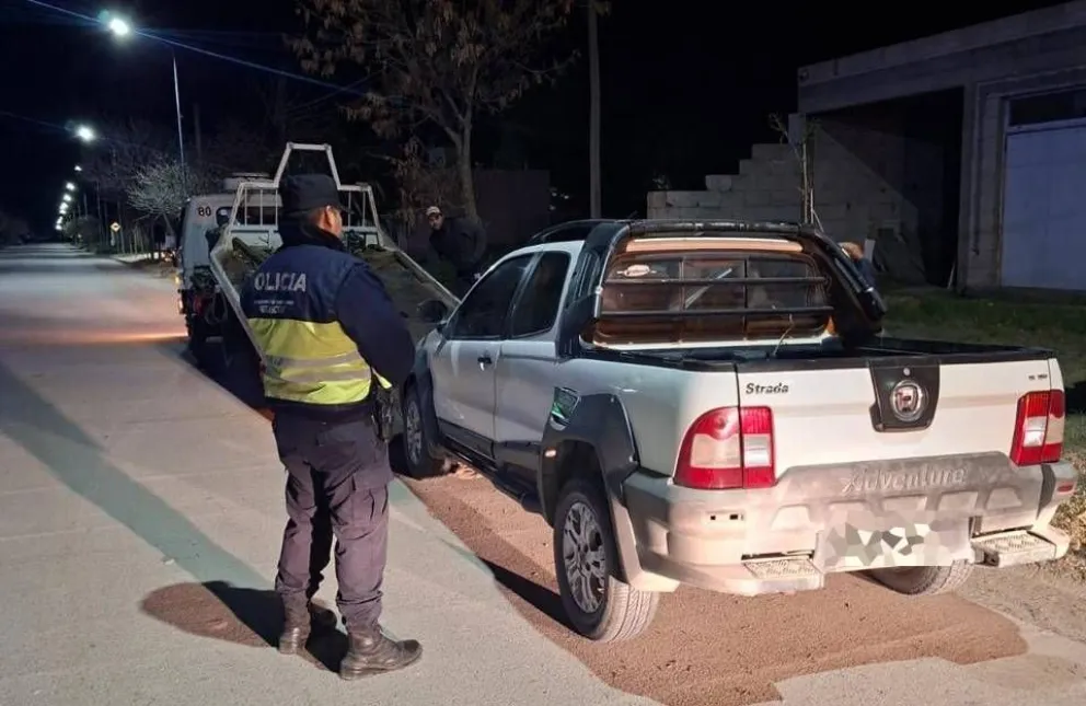 El conductor no contaba con la correspondiente cédula de identificación del vehículo, entre otras infracciones -foto gentileza.