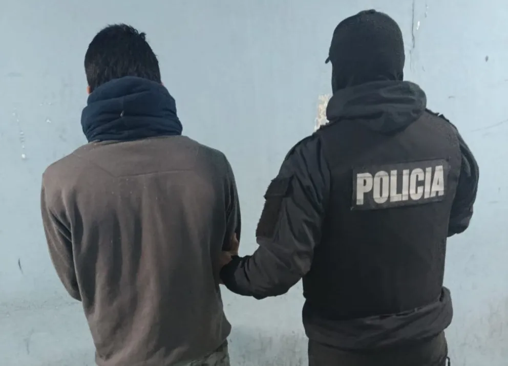 El sujeto registraba un pedido de captura activo por robo armado. Foto gentileza.
