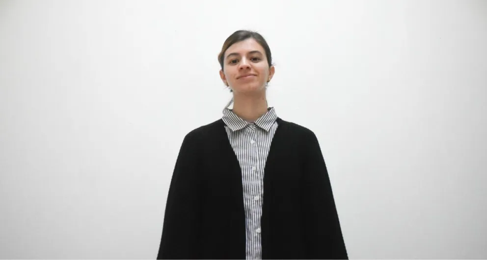 La joven es estudiante avanzada de la carrera de Licenciatura en Psicopedagogìa y obtuvo una beca internacional. Fotos Vanesa Schwemmler para NoticiasNet.