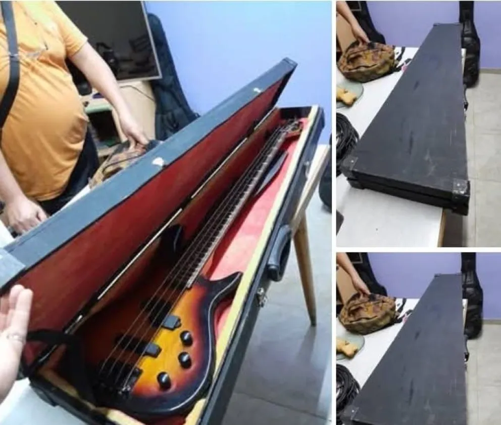 El bajo tiene una gran trayectoria en la región, utilizado habitualmente por reconocidos grupos de la Comarca - foto gentileza.
