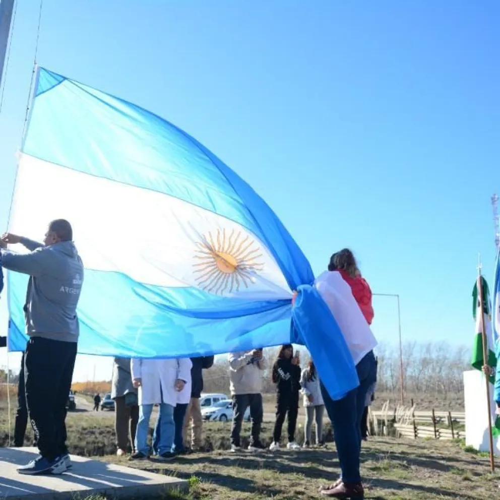 El pueblo de San Javier está de festejo. Fotografía compartida por Lorena Castelli.
