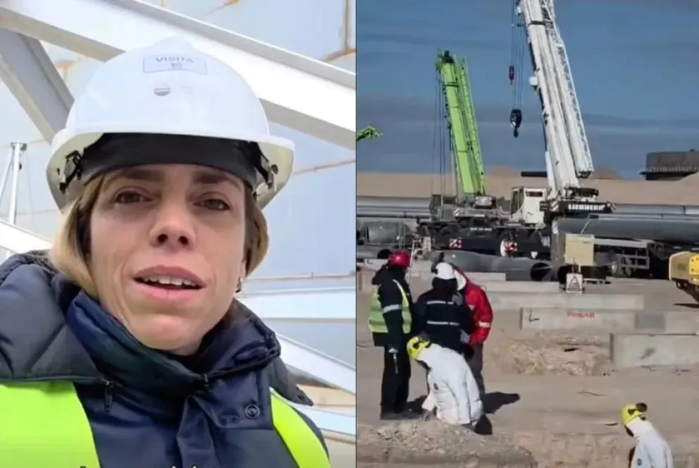 María Emilia Soria fue parte de la comitiva de intendentes que recorrieron las obras del proyecto VMOS. (Foto: web)