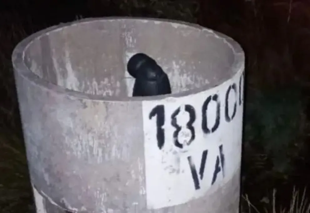 Desde la empresa estatal se analizan los pasos a seguir tras el acto de vandalismo.
Crédito: Gobierno de Río Negro.