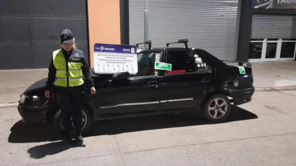 El vehículo fue secuestrado y el conductor del rodado quedó a disposición de la Justicia bonaerense . Foto gentileza.