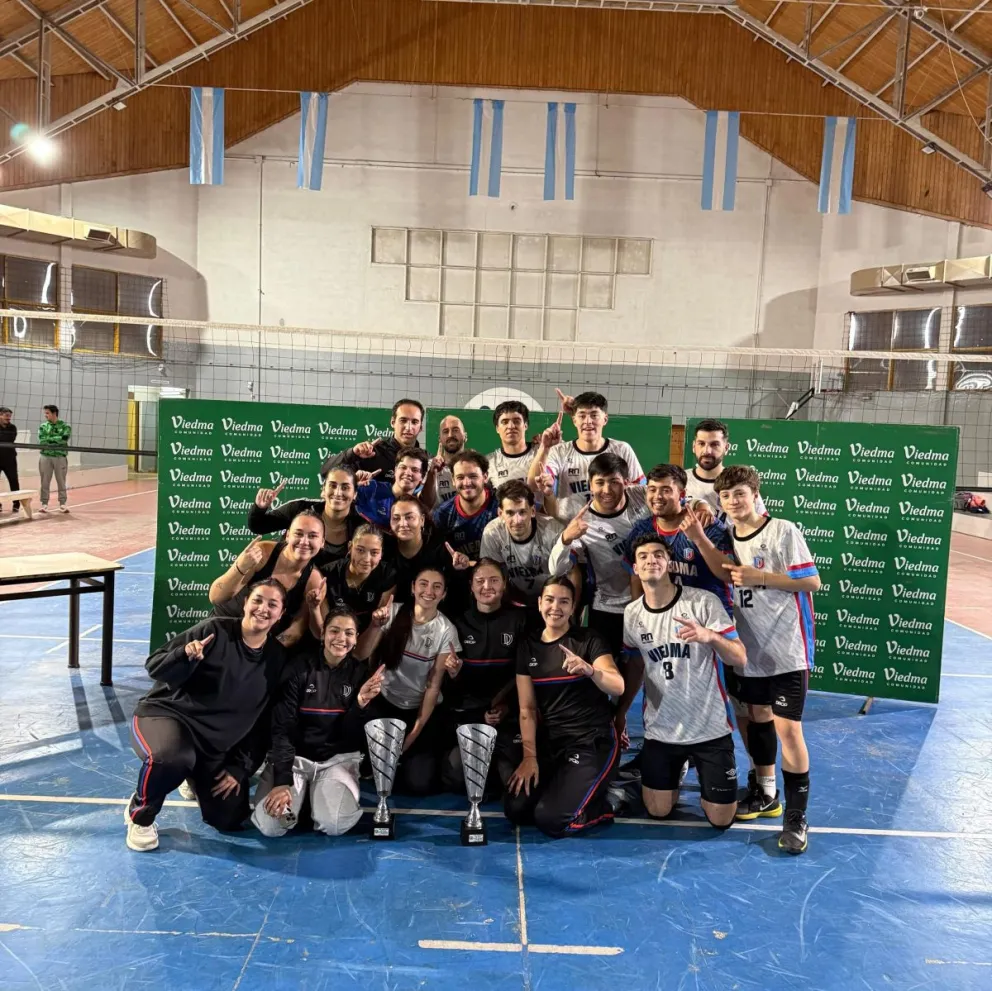 Fin de semana perfecto para el vóley de Deportivo Viedma.