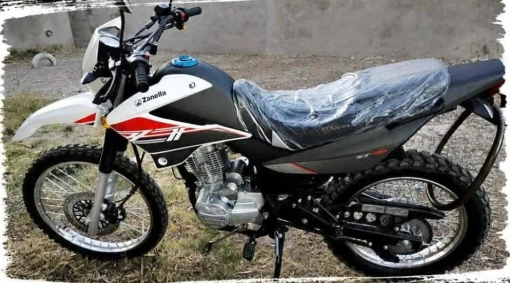 La moto fue robada en la Ruta 3, a metros del barrio San Martín. Foto: gentileza 
