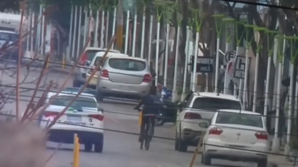Los operadores advirtieron una actitud sospechosa en pleno centro de la ciudad y cruzaron los datos con el sistema oficial. Foto: Gobierno de Río Negro.