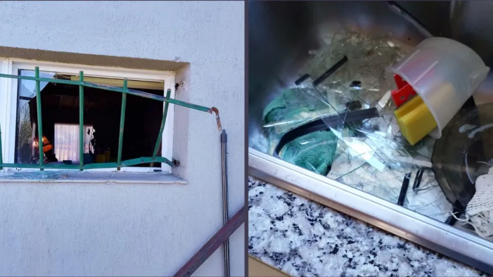 Los delincuentes ingresaron por una ventana muy pequeña, que incluso tenía reja. Foto: gentileza