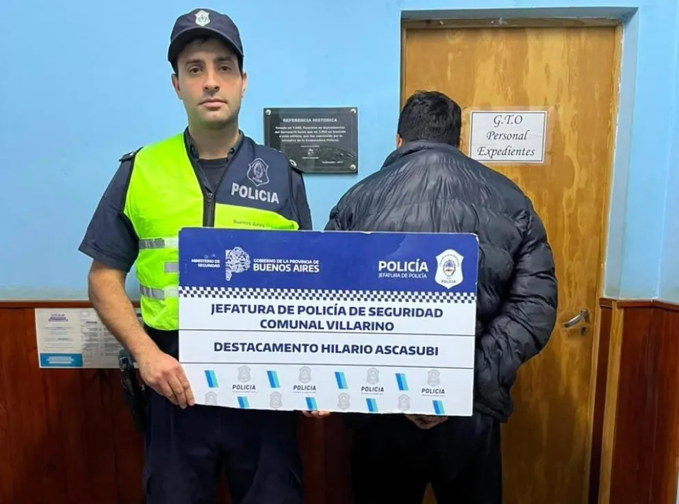 Al sujeto se le secuestró un envoltorio con droga y la investigación está en curso -foto gentileza.