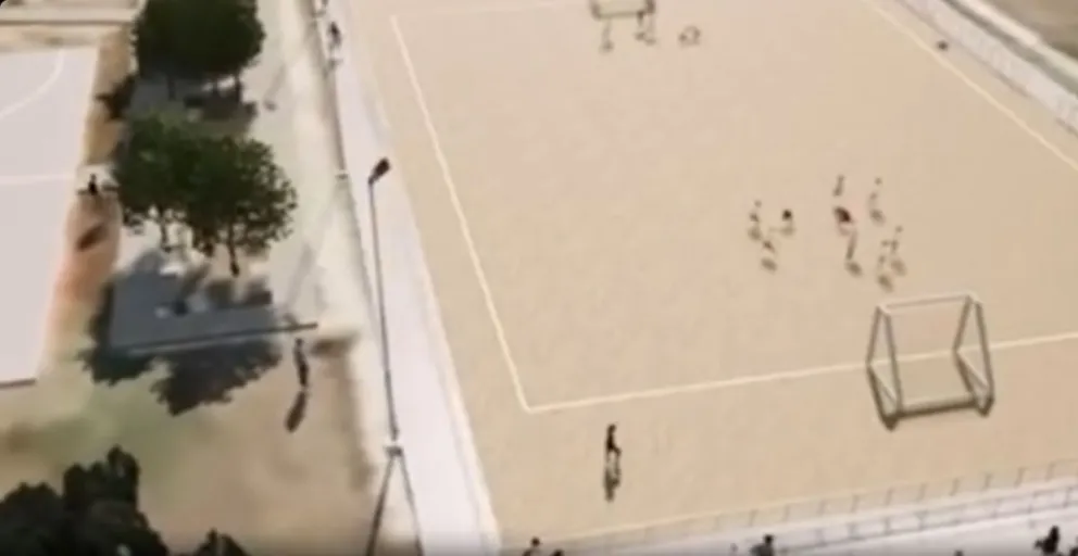 Impacto directo en el deporte de arena. 