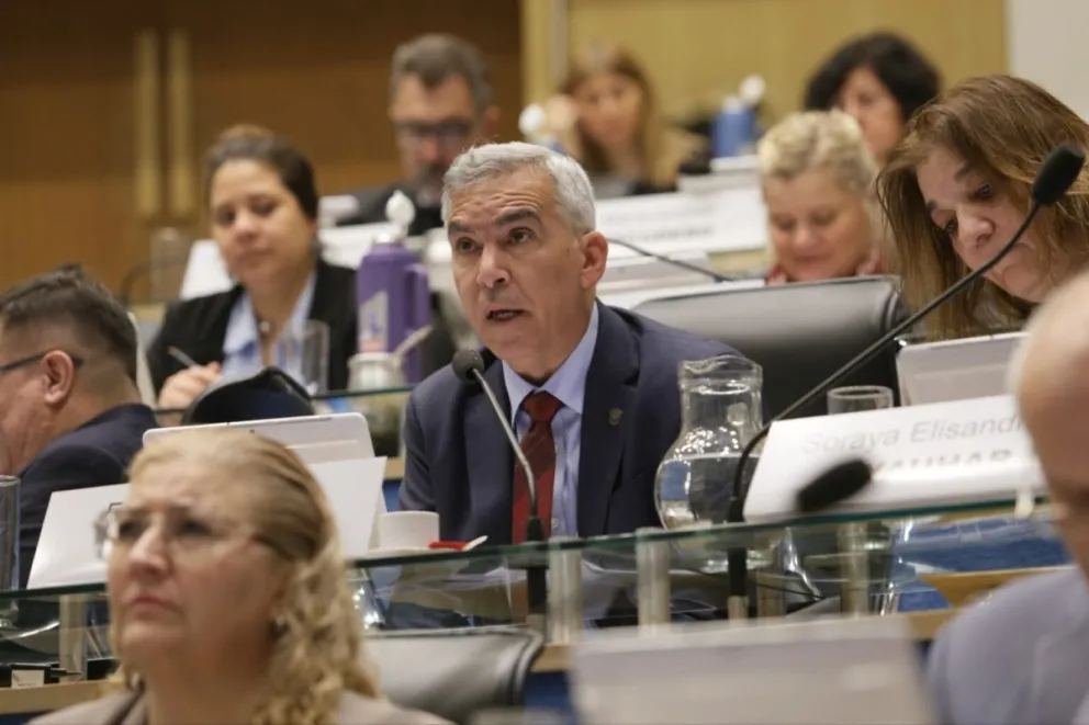 Facundo López, presidente del bloque legislativo de Juntos Somos Río Negro. 