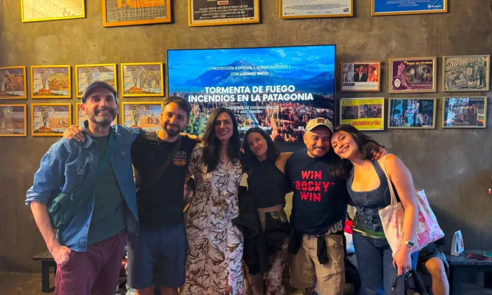 Tras el éxito de la proyección y el interés del público local, el cineasta rionegrino proyecta llevar la producción a la prestigiosa Cineteca Nacional. Fotos: Gentileza.