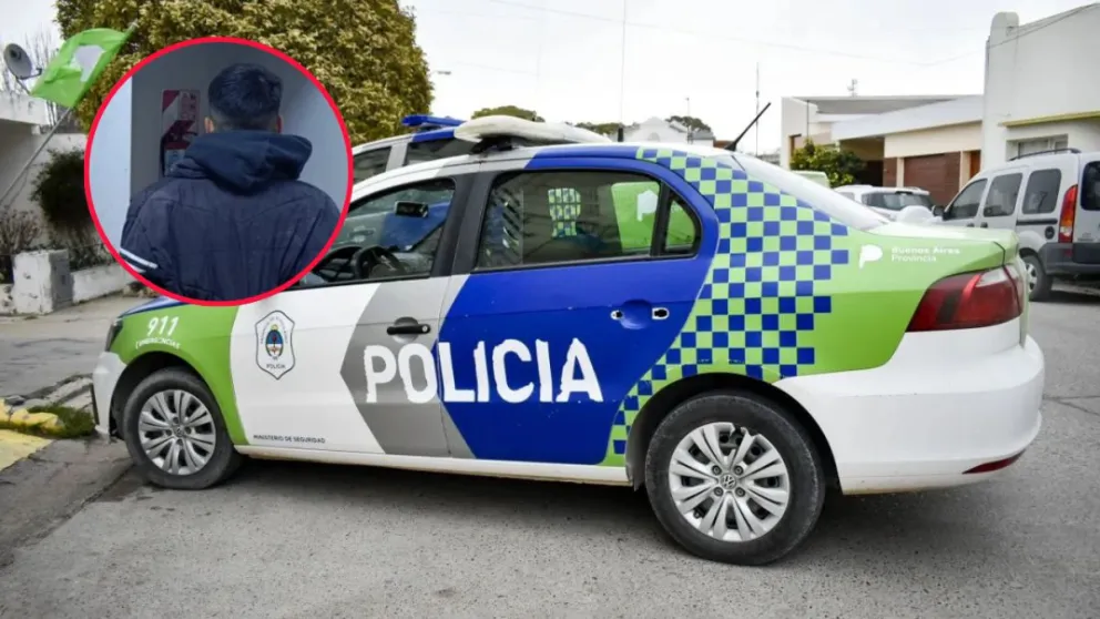 El joven fue detenido gracias a una maniobra de distracción que permitió desarmarlo sin que pase a mayores